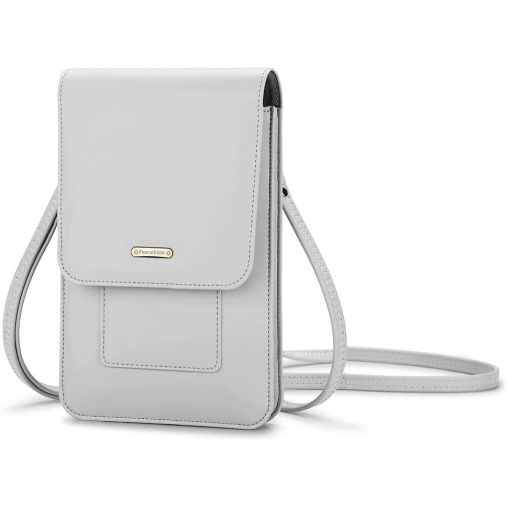 Small Leather Crossbody Bag Women RFID Card Slots Travel Purse